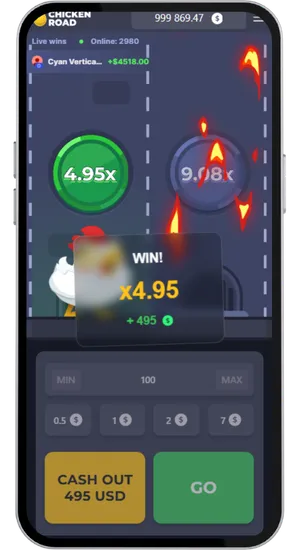 Hög riskrunda med visuell varning